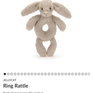 Jellycat Bunny Ring Rattle